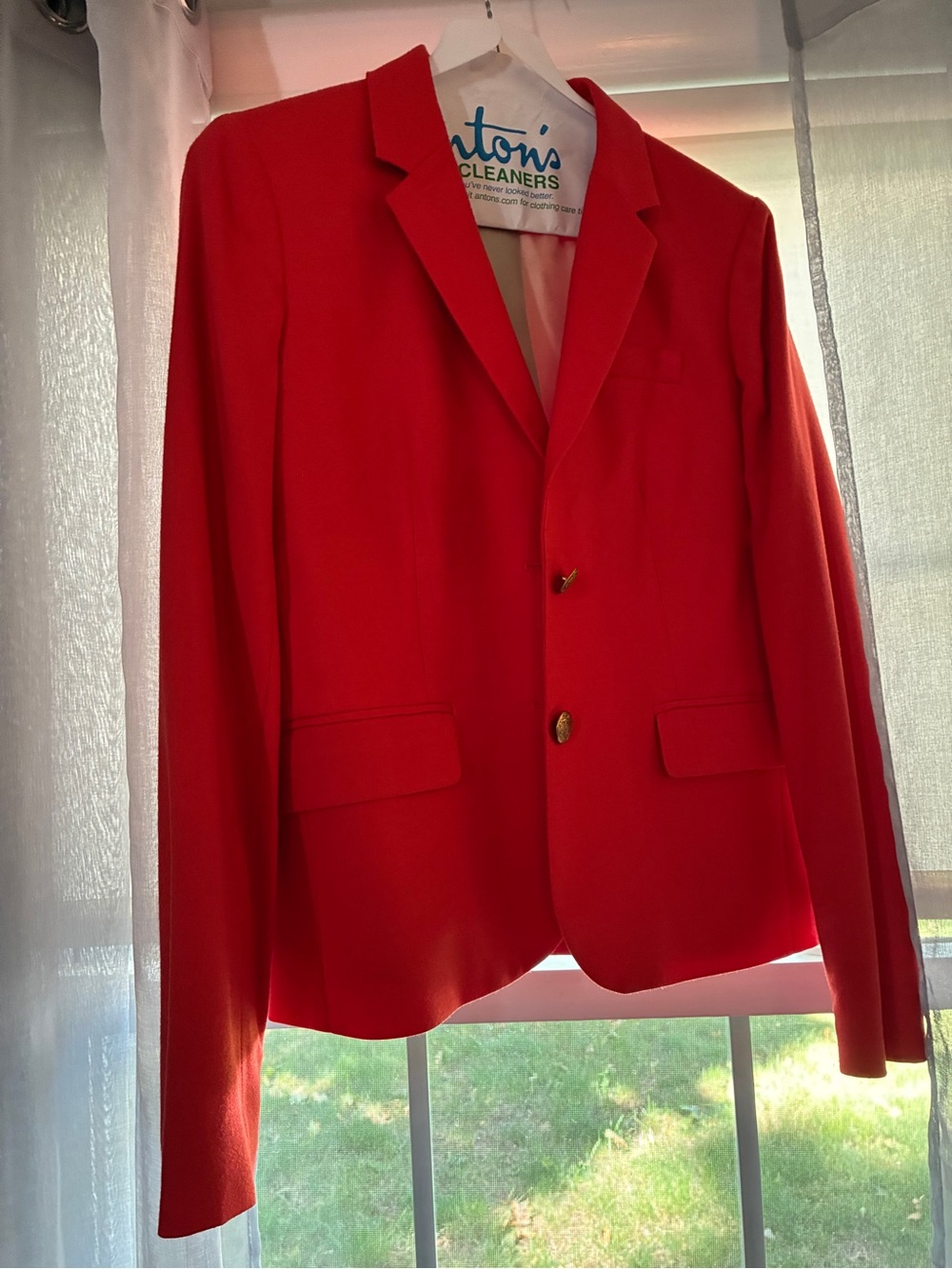 Jcrew Orange Blazer